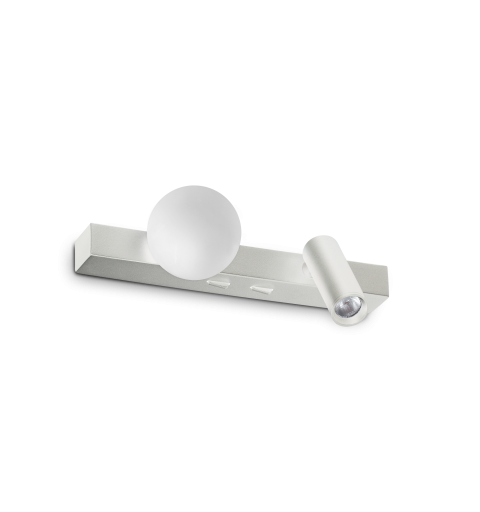 Ideal Lux PING PONG AP BIANCO Mod. 336534 Lampada Da Parete 2 Luci