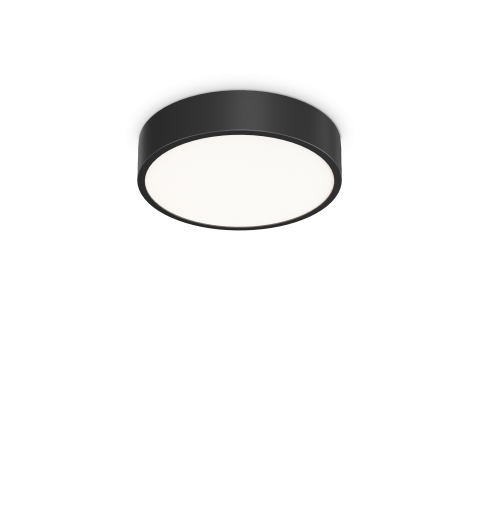 Ideal Lux RAY PL D30 NERO Mod. 327563 Lampada Da Soffitto 1 Luce