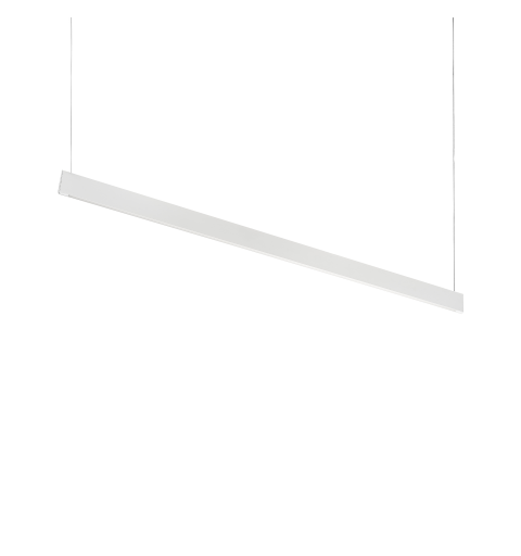 Ideal Lux STEEL SLIM WIDE 1200 MM 3000K WH Mod. 348407 Sistema Lineare 1 Luce