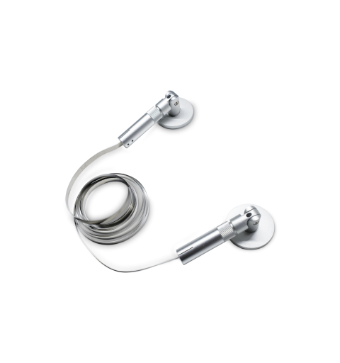 Ideal Lux TESI 08mm 10 MT ACCIAIO Mod. 344904 Sistema Lineare