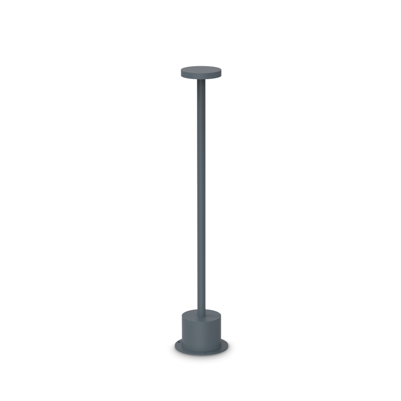 Ideal Lux TOFFEE PT D080 H050 ANTRACITE Mod. 347776 Lampada Da Terra 1 Luce