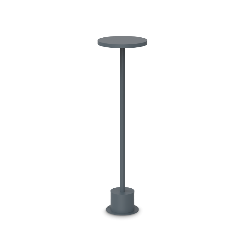 Ideal Lux TOFFEE PT D160 H050 ANTRACITE Mod. 347837 Lampada Da Terra 1 Luce