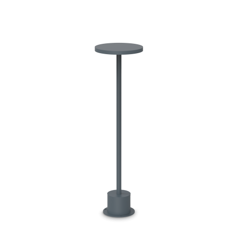 Ideal Lux TOFFEE PT D160 H050 ANTRACITE Mod. 347837 Lampada Da Terra 1 Luce