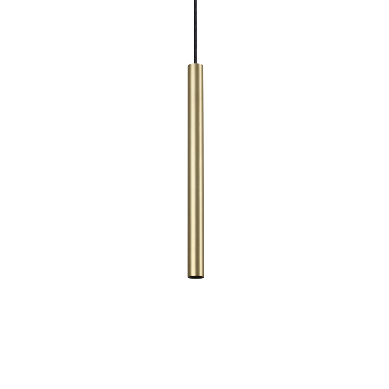 Ideal Lux ULTRATHIN SP D040 ROUND ON-OFF OTTONE Mod. 339726 Lampada A Sospensione 1 Luce