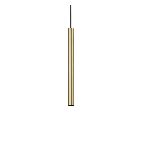 Ideal Lux ULTRATHIN SP D040 ROUND ON-OFF OTTONE Mod. 339726 Lampada A Sospensione 1 Luce