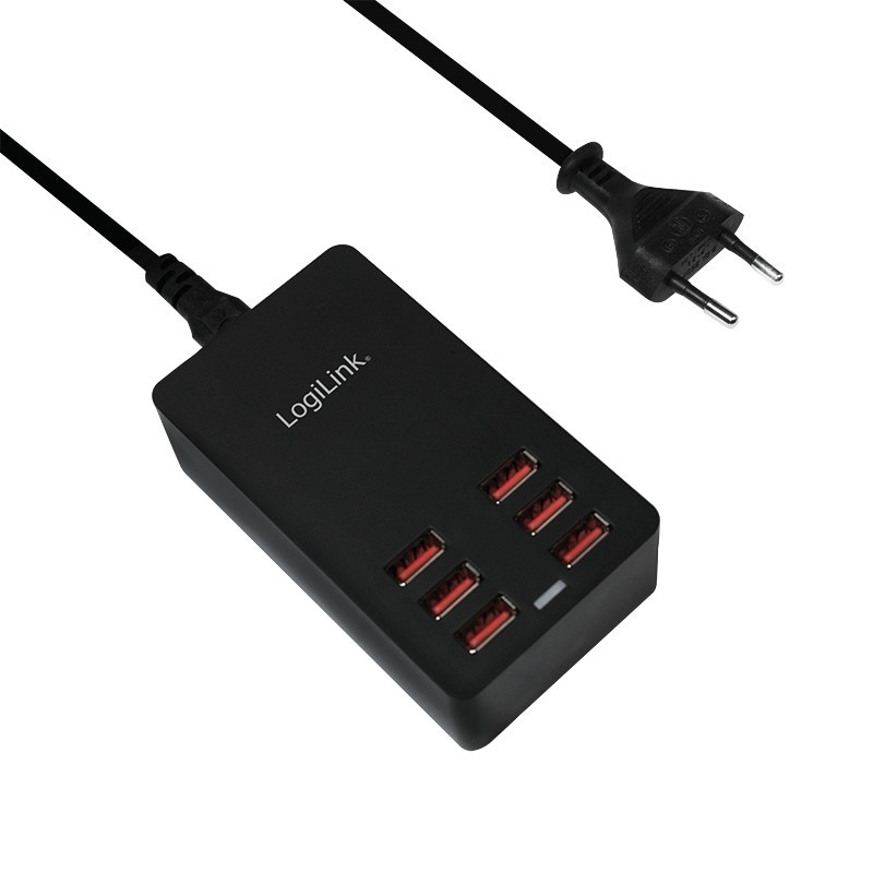 LogiLink PA0139 Ladegerät für Mobilgeräte Universal Schwarz AC Drinnen