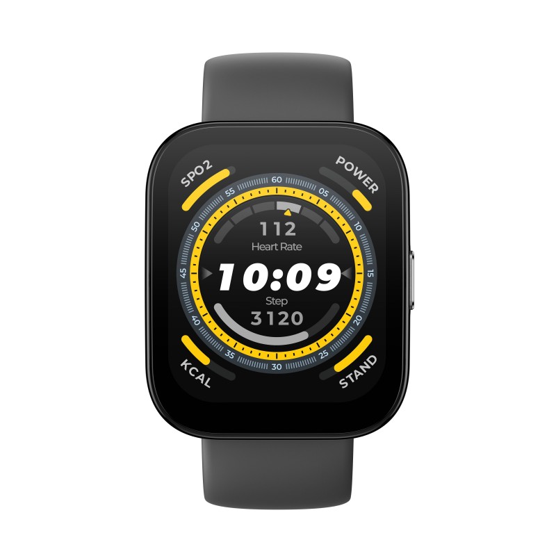 Amazfit Bip 5 4,85 cm (1.91") LCD 38 mm Digital 320 x 380 Pixel Touchscreen Schwarz GPS