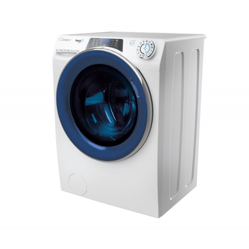 Candy RapidÓ PRO RP 496BWMUC-S lavatrice Caricamento frontale 9 kg 1400 Giri min Bianco