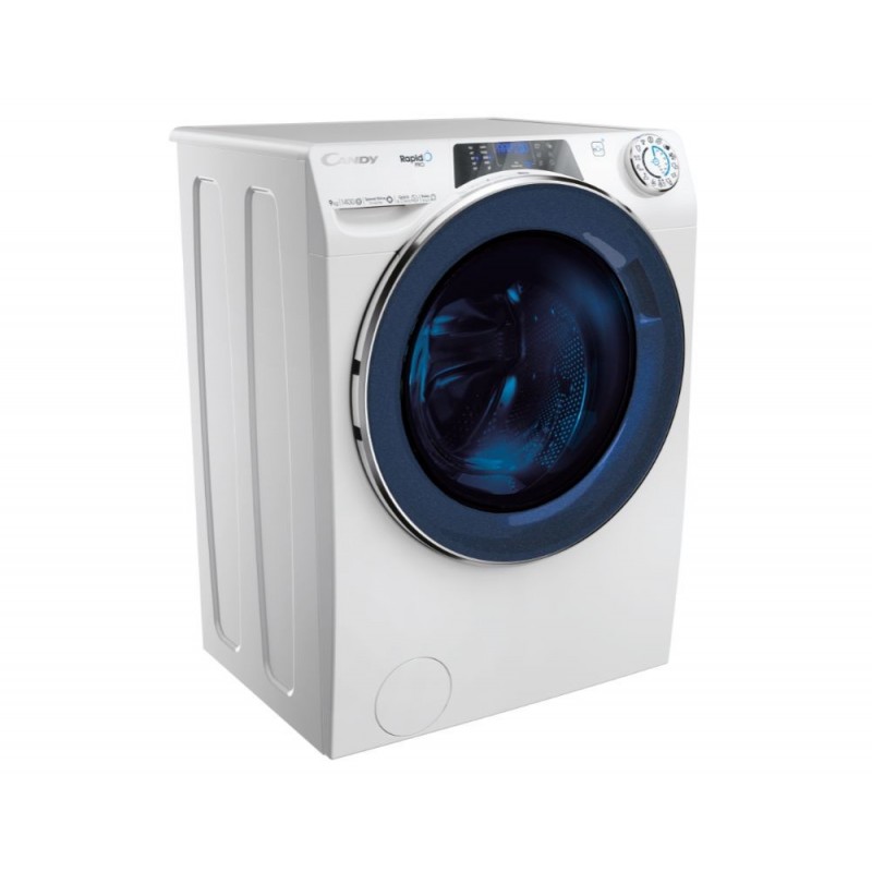 Candy RapidÓ PRO RP 496BWMUC-S lavatrice Caricamento frontale 9 kg 1400 Giri min Bianco