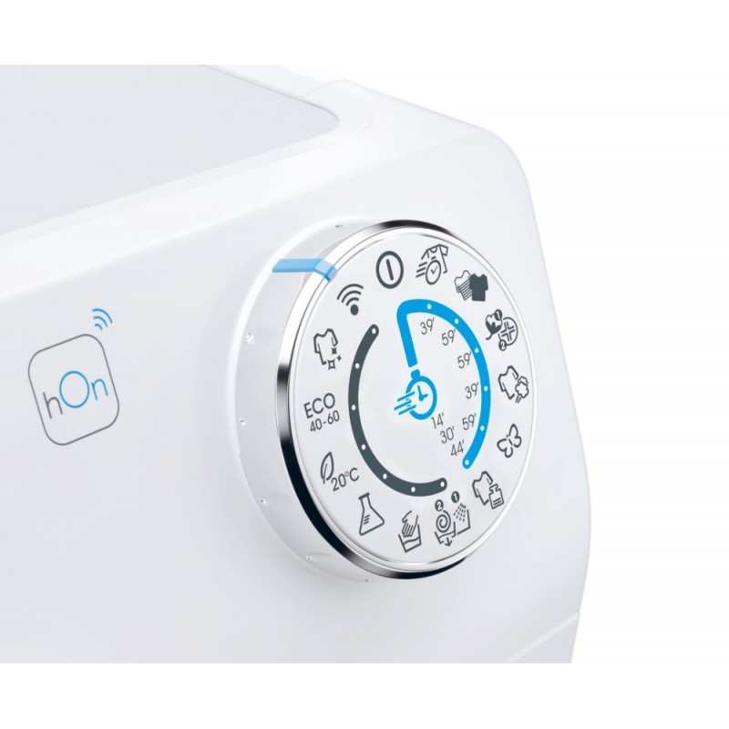 Candy RapidÓ PRO RP 496BWMUC-S machine à laver Charge avant 9 kg 1400 tr min Blanc