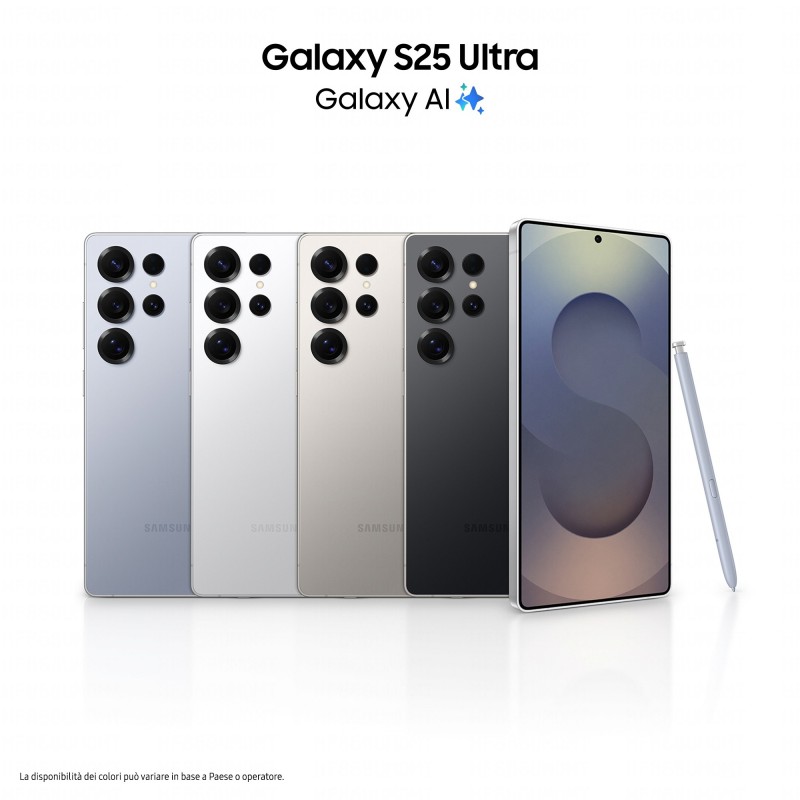 Samsung Galaxy S25 Ultra 17,5 cm (6.9") Double SIM Android 15 5G USB Type-C 12 Go 256 Go 5000 mAh Noir, Titane