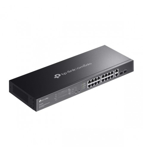 TP-Link ES220GMP switch Gestionado Gigabit Ethernet (10 100 1000) Energía sobre Ethernet (PoE) Negro