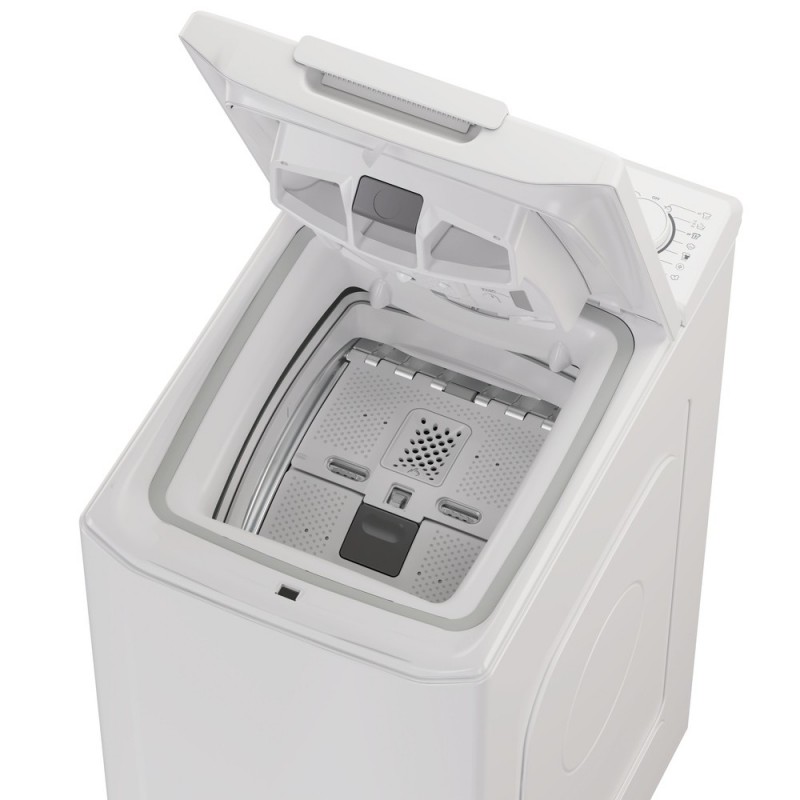 Candy TCA483D2-S lavatrice Caricamento dall'alto 8 kg 1400 Giri min Bianco