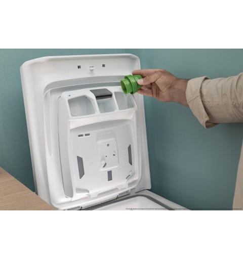 Candy TCA483D2-S lavatrice Caricamento dall'alto 8 kg 1400 Giri min Bianco