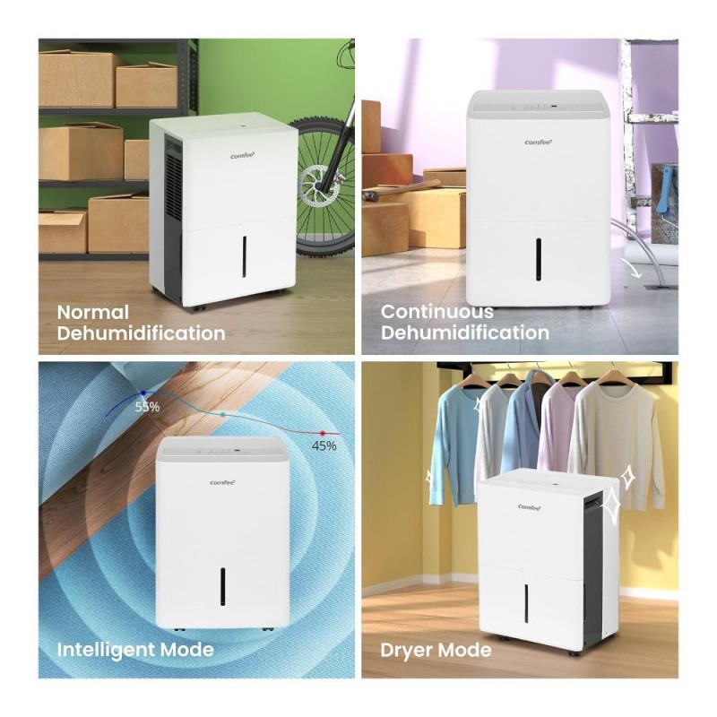 Comfee' MDDPE 50DEN7 Deumidificatore White e Black