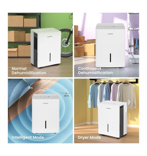Comfee' MDDPE 50DEN7 Deumidificatore White e Black