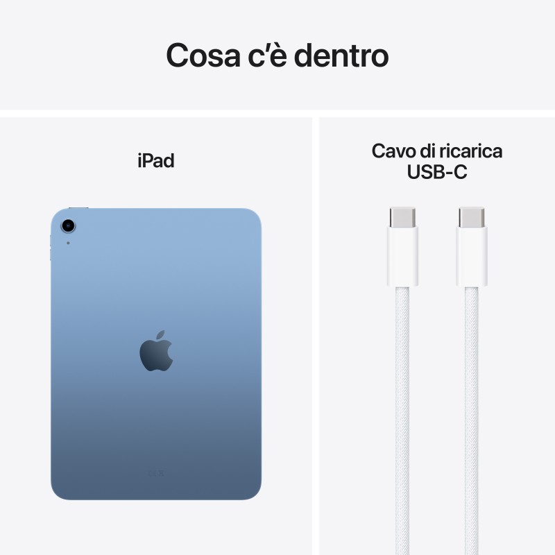 Apple iPad 128 GB 27,9 cm (11") Wi-Fi 6 (802.11ax) iPadOS 18 Azul