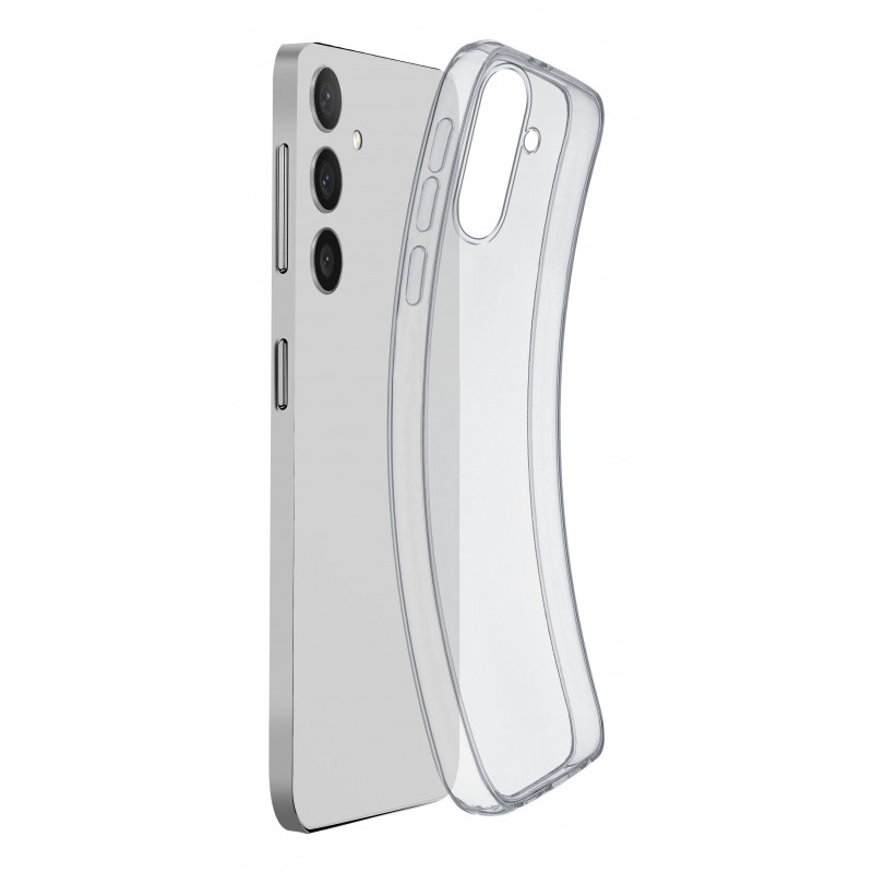 Cellularline Fine - Galaxy A36 A56 Cover in gomma morbida ultra sottile e trasparente
