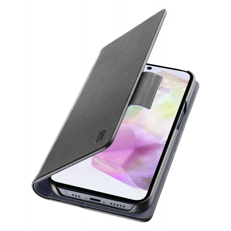 Cellularline Book - Galaxy A36 A56 Custodia a libro con tasca portatessera e chiusura magnetica