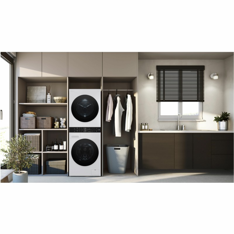 LG WT1210WWF washer dryer Freestanding Front-load White A