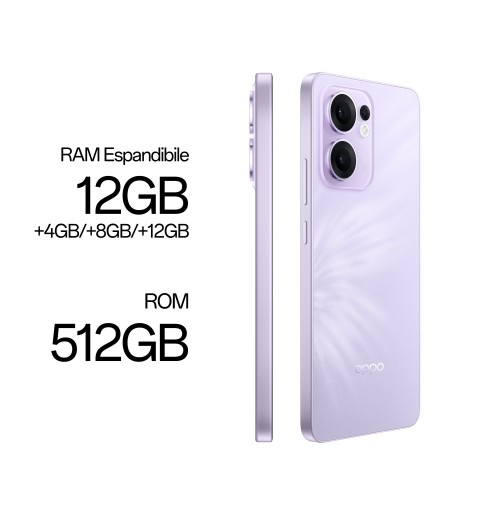 OPPO 13 FS 5G 16,9 cm (6.67") Double SIM Android 15 USB Type-C 12 Go 512 Go 5800 mAh Violet