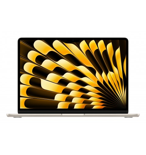 Apple MacBook Air Apple M M4 Portátil 34,5 cm (13.6") 16 GB 256 GB SSD Wi-Fi 6E (802.11ax) macOS Sequoia Beige