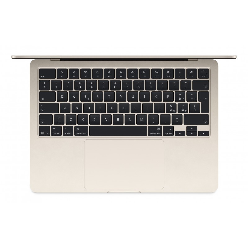 Apple MacBook Air Apple M M4 Portátil 34,5 cm (13.6") 16 GB 256 GB SSD Wi-Fi 6E (802.11ax) macOS Sequoia Beige