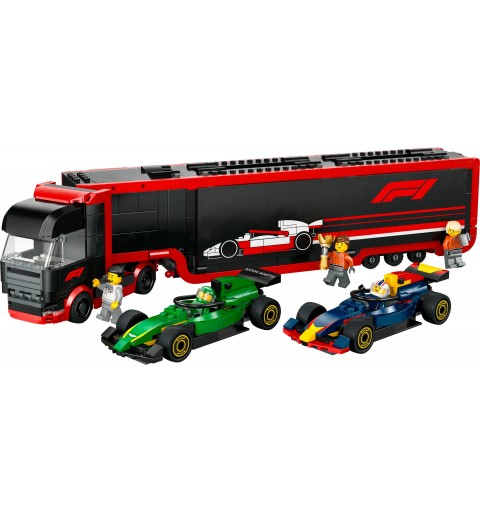 LEGO Camion de F1® avec voitures de F1® RB20 et AMR24