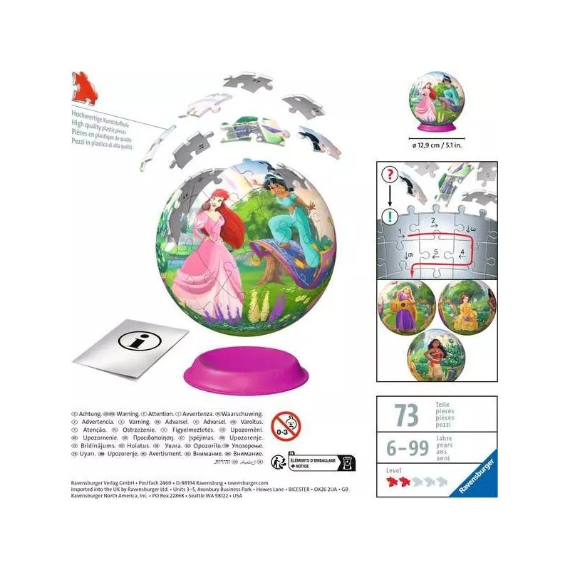 Ravensburger Disney 11579 Puzzle 3D-Puzzle 72 Stück(e)