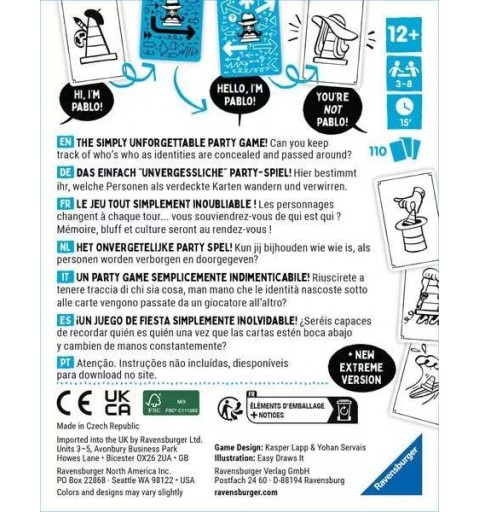 Ravensburger 24685 jeu de société 15 min Jeu de cartes Fête