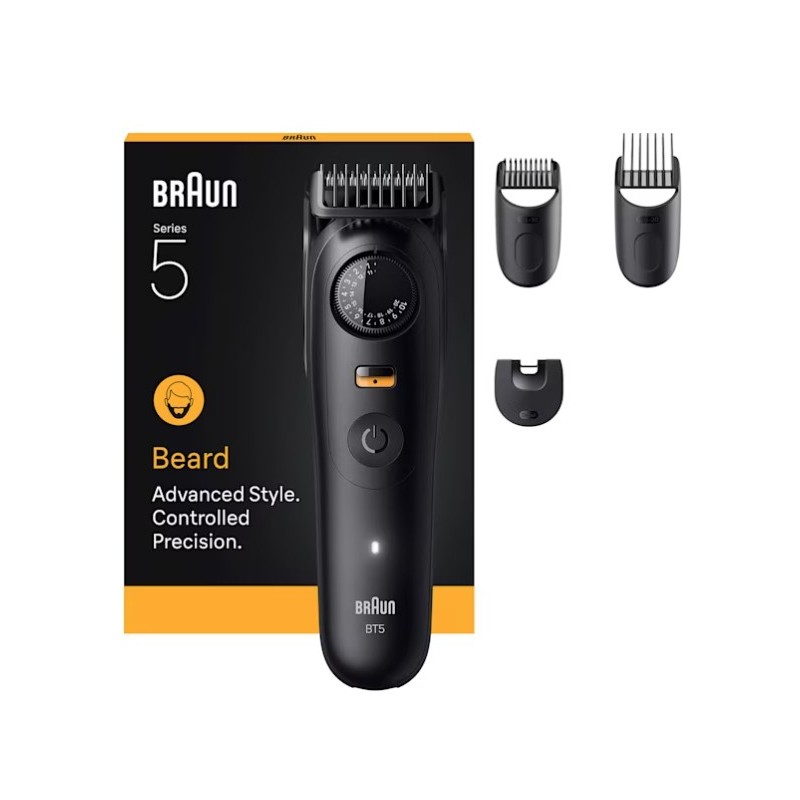 Braun BeardTrimmer 9 BT5520 Barttrimmer Akku 40 2 cm Nass & Trocken Schwarz