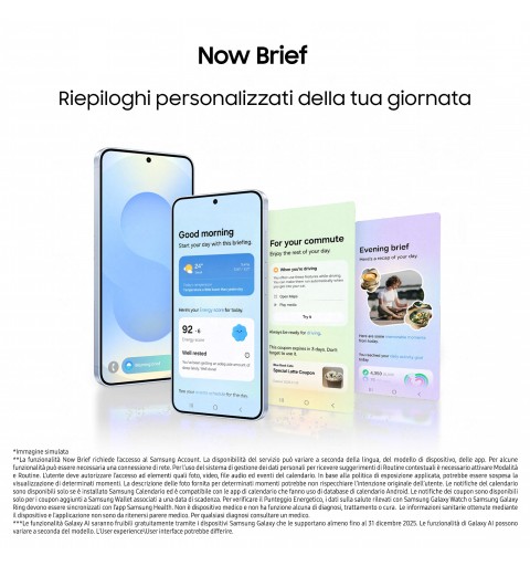 Samsung Galaxy S25 Smartphone AI, Display 6.2'' FHD+ Dynamic AMOLED 2X, Fotocamera 50MP, RAM 12GB, 128GB, 4.000 mAh, Icyblue