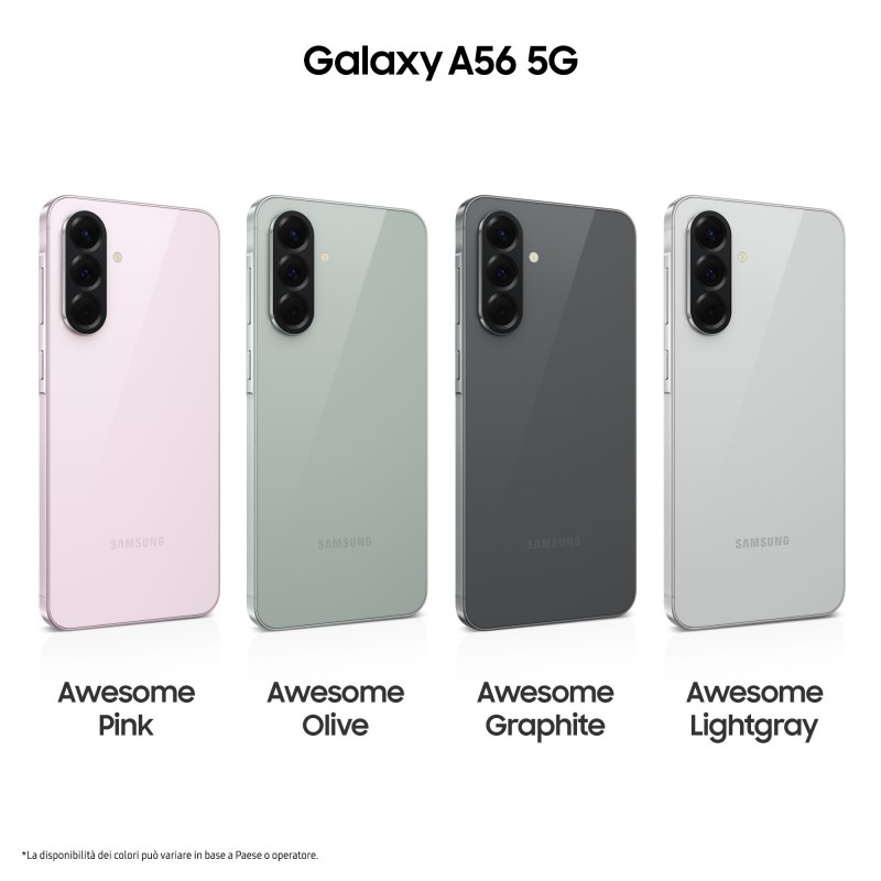Samsung Galaxy A56 17 cm (6.7") Dual SIM Android 15 5G USB Type-C 8 GB 256 GB 5000 mAh Pink