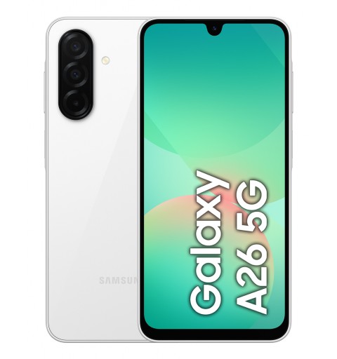 Samsung Galaxy A26 17 cm (6.7") Dual-SIM Android 15 5G USB Typ-C 6 GB 128 GB 5000 mAh Weiß