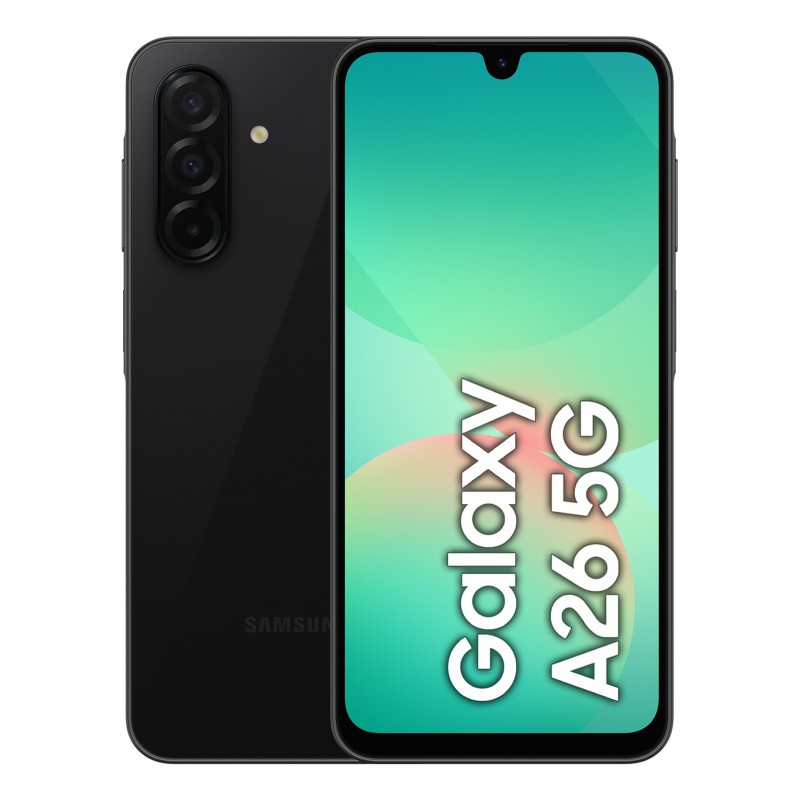 Samsung Galaxy A26 17 cm (6.7") Double SIM Android 15 5G USB Type-C 8 Go 256 Go 5000 mAh Noir