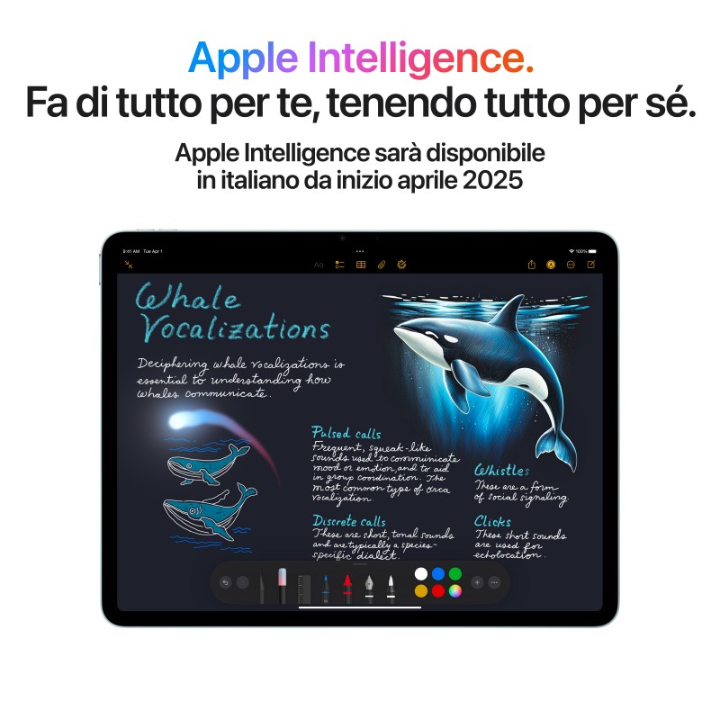 Apple iPad Air Apple M 256 GB 27,9 cm (11") 8 GB Wi-Fi 6E (802.11ax) iPadOS 18 Gris