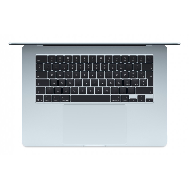 Apple MacBook Air Apple M M4 Ordinateur portable 38,9 cm (15.3") 16 Go 512 Go SSD Wi-Fi 6E (802.11ax) macOS Sequoia Bleu