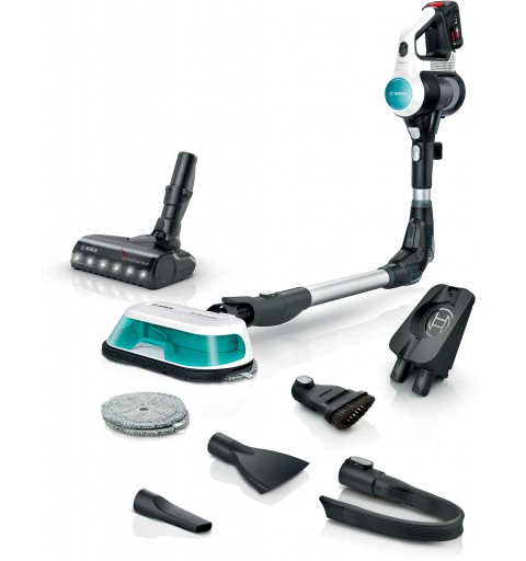 Bosch Scopa elettrica lavapavimenti 2in1 Unlimited 7 ProHygienic Aqua Bianco