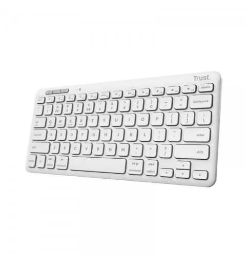Trust Lyra teclado Universal RF Wireless + Bluetooth QWERTY Italiano Blanco