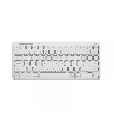 Trust Lyra teclado Universal RF Wireless + Bluetooth QWERTY Italiano Blanco
