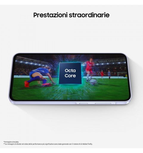 Samsung Galaxy A36 17 cm (6.7") Double SIM Android 15 5G USB Type-C 8 Go 256 Go 5000 mAh Blanc