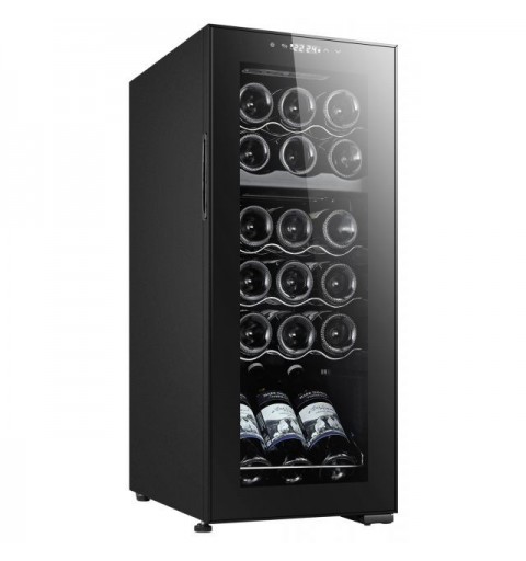 Melchioni Vermentino 18 C Dual Compressor wine cooler Freestanding Black 18 bottle(s)