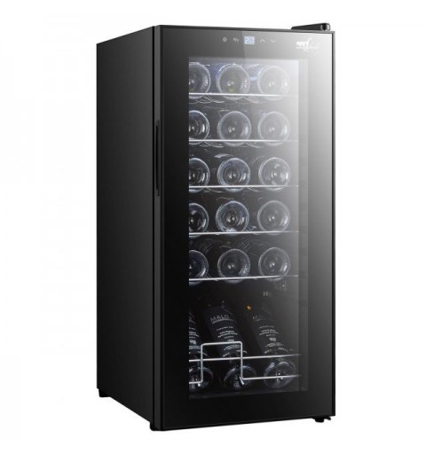 Melchioni Vermentino 18 C Compressor wine cooler Freestanding Black 18 bottle(s)