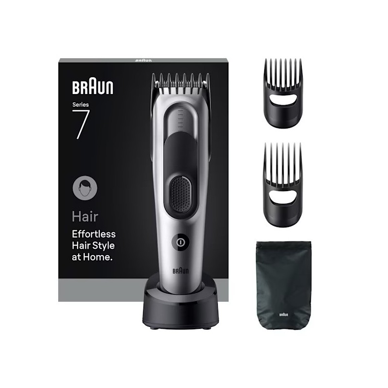Braun HC7590 hair trimmers clipper Black, Silver 17 Nickel-Metal Hydride (NiMH)
