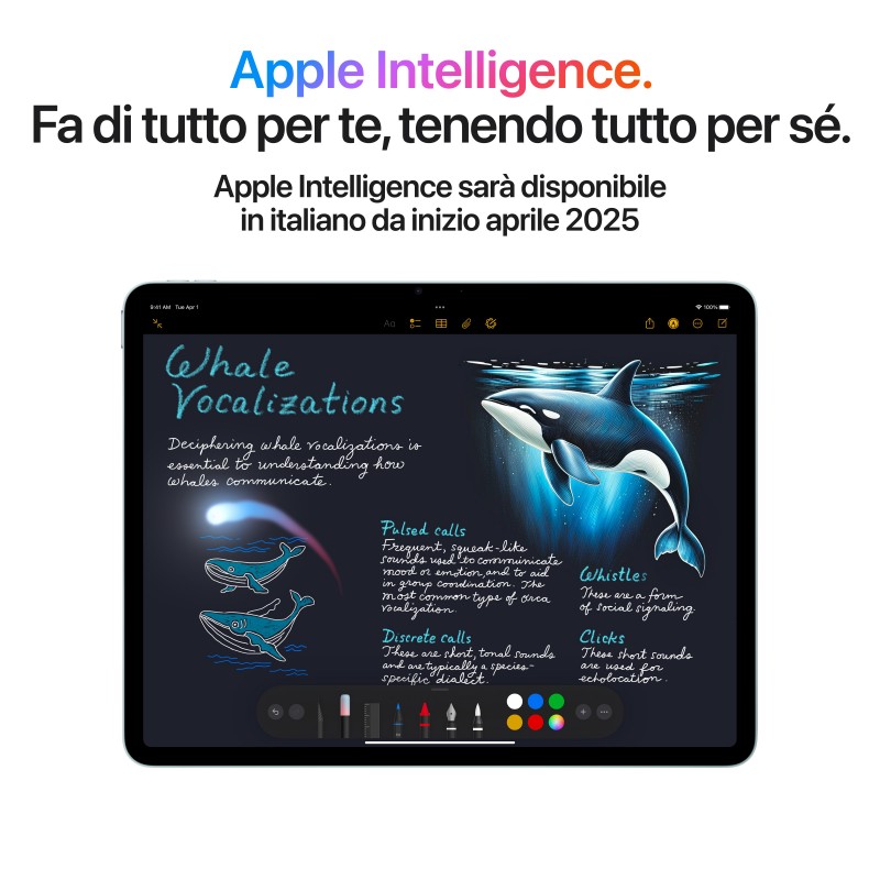 Apple iPad Air Apple M 256 GB 33 cm (13") 8 GB Wi-Fi 6E (802.11ax) iPadOS 18 Azul