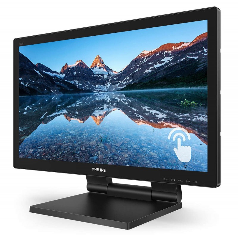 Philips B Line 222B9TA 00 LED display 54,6 cm (21.5") 1920 x 1080 pixels Full HD LCD Écran tactile Dessus de table Noir