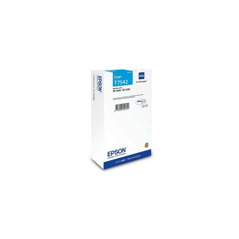 Epson T7542 cartucho de tinta 1 pieza(s) Original Ultra High Yield Cian