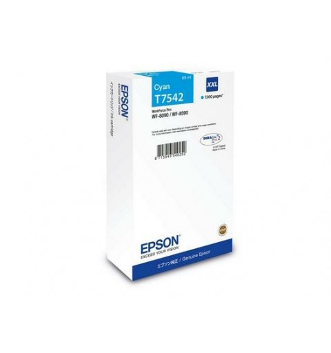 Epson T7542 cartucho de tinta 1 pieza(s) Original Ultra High Yield Cian