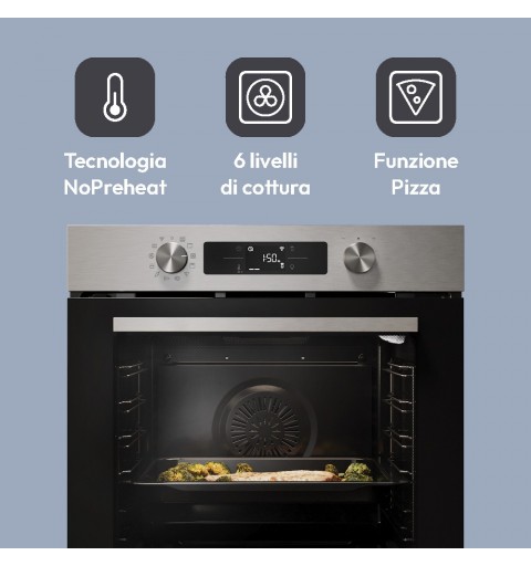 Candy CA6 N3B3EHTX 78 L Stainless steel