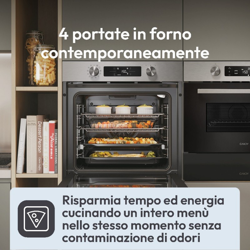 Candy CA6 N3B3EHTX 78 L Acciaio inox